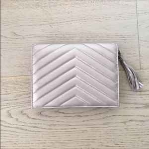 Metallic Pink Neiman Clutch